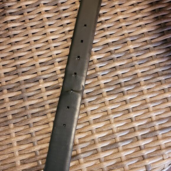 Kenneth Cole Reversible Belt XL Brown Black Chrome Buckle Classic Neutral 49" - Picture 7 of 9